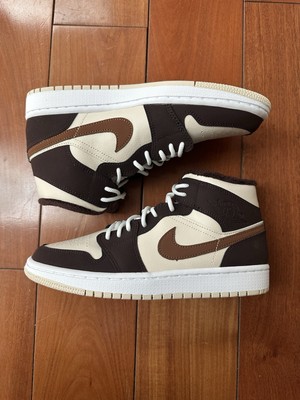 Jordan 1 Mid Se Brown Basalt Oatmeal - DO6699-200 Size 8 Womens