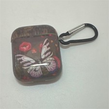 Butterfly Multicolor Protective Case for Apple AirPods Gen 1  2 Plastic, Clip