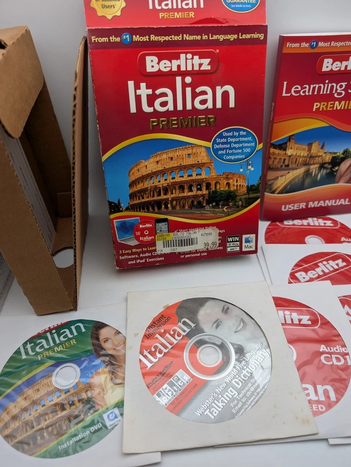 Berlitz Italian Premier PC/Mac Software, Audio CDs, Beginner to Advanced - Image 3 of 4