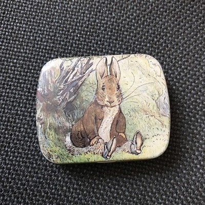 Vintage Hunkydory Dose Pillendose Schmuckdose Peter Rabbit Design England 1989