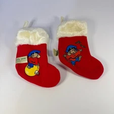 1986 McDonalds/Sears An American Tail Christmas Stocking Ornaments | 80s 1980s