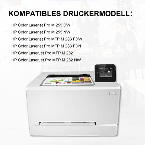 Toner für HP 207X W2210X LaserJet Pro MFP M283FDW M283FDN M282NW Mit / Kein Chip - Afbeelding 3 van 24