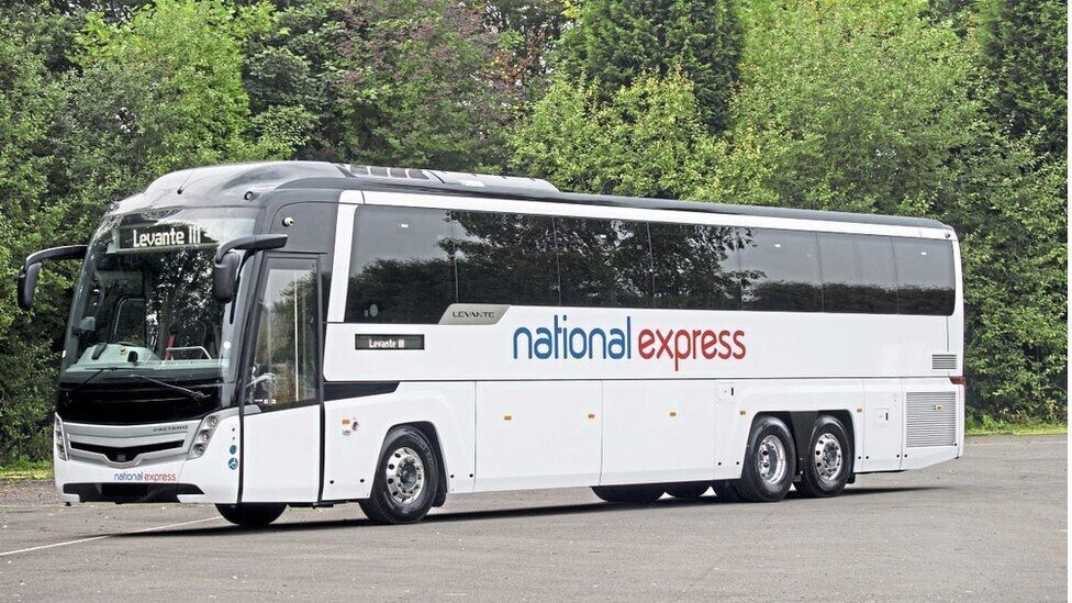 Two 2 National Express Coach Ticket Cheltenham To Heathrow Airport 4th Feb 09:35