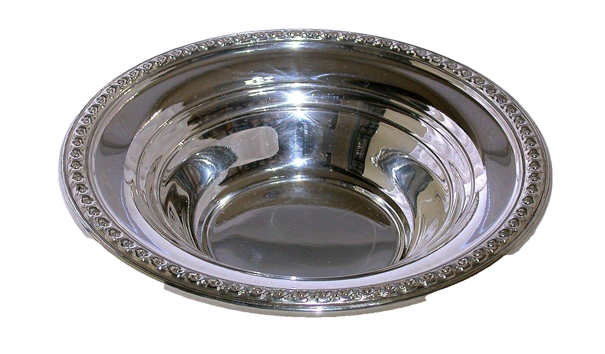 Vintage Rogers Sterling Bowl 5 9/10 x 1 1/3 Inch 201 48 Stamp 64