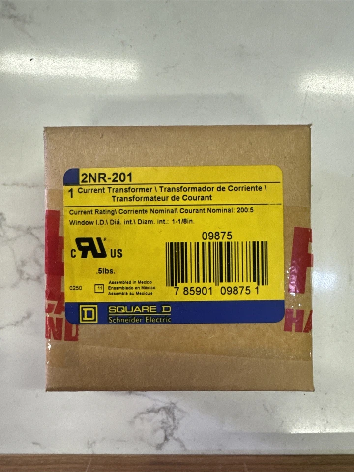 Transformador de corrente quadrado D 2 NR-201 lacrado - Imagem 2 de 3