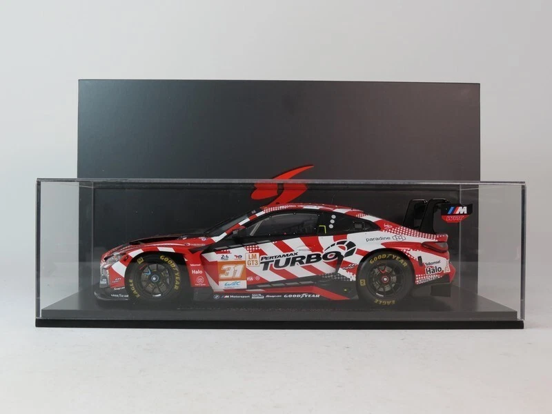 Spark BMW M4 GT3 #31 Farfus Leung Gelael 2nd LMGT3 24h Le Mans 2024 1/18 18S656 - Immagine 3 di 4