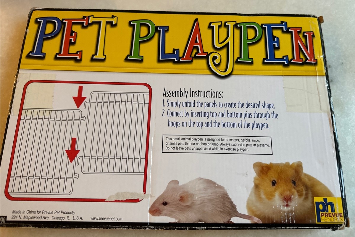 Small Animal Pet Playpen Exercise Play Area for Gerbil Hamster