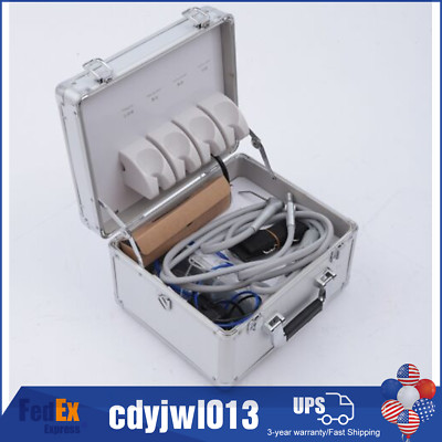 Electric Small Portable Dental Unit System Case Weak Suction Easy to Use 80W 