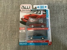 AW AUTO WORLD 1986 FORD MUSTANG SVO 1969 MERCURY COUGAR XR7 TARGET ONLY B