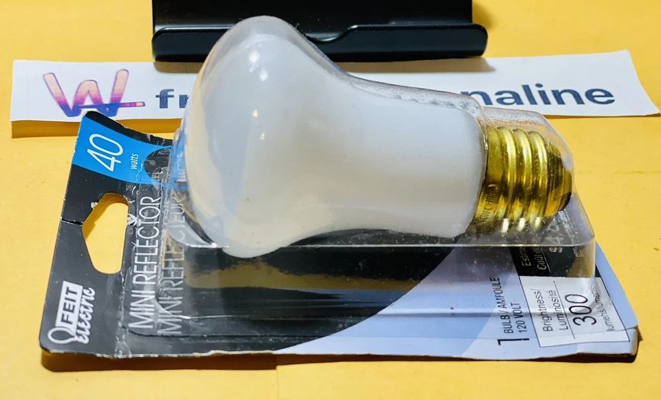 🔥(2) FEIT ELECTRIC 40W R16 MINI REFLECTOR Bulb ✅ MEDIUM BASE ✅ FREE SHIP🇺🇸✈️ - Image 3 of 4