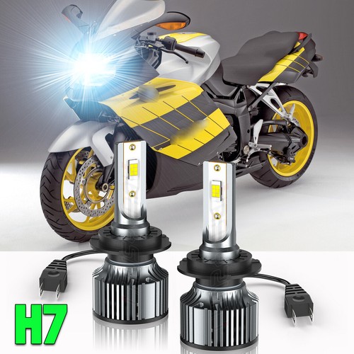 For BMW K1200S K1200GT K1200R Sport - 2X H7 LED Headlights Bulbs 50W ...