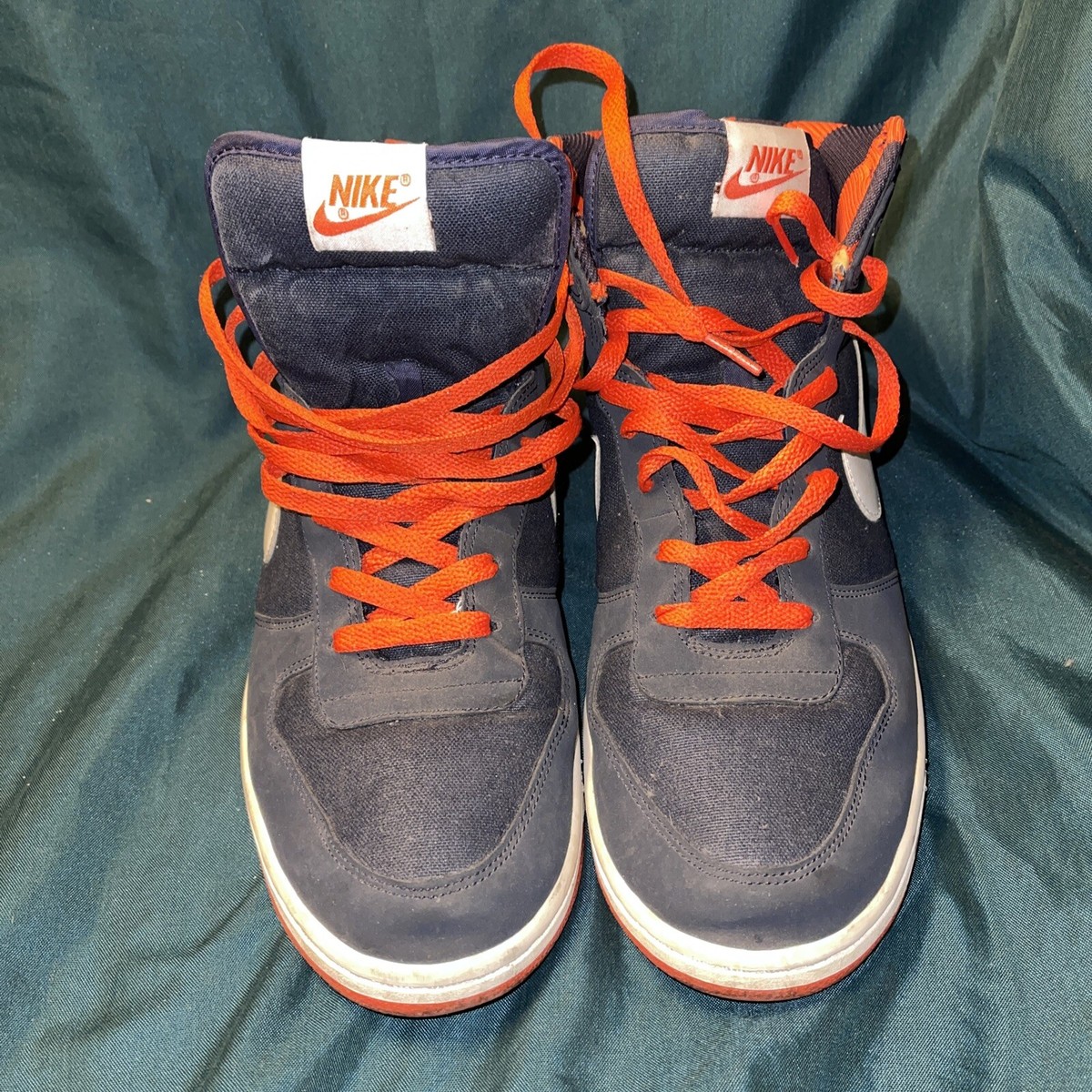 Nike Dunk High Big Obsidian/White-Team Orange Size 12 336608  display picture 3