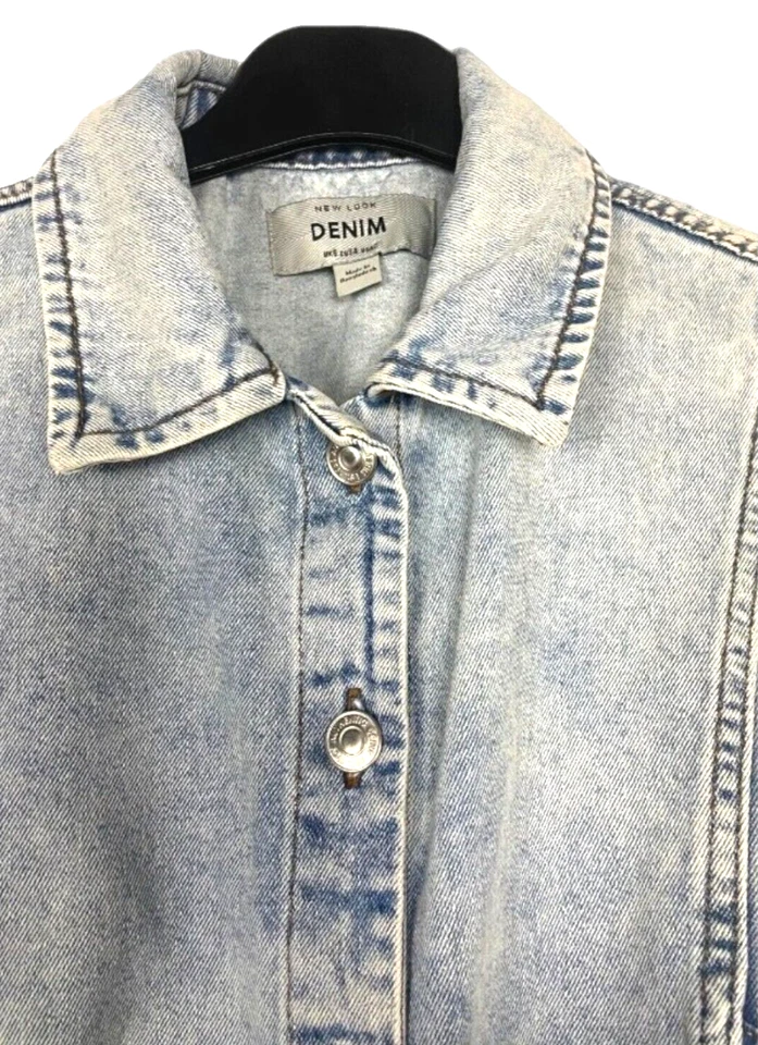 Mono y cinturón de mezclilla New Look para mujer talla 6 del Reino Unido Foto 4 de 4