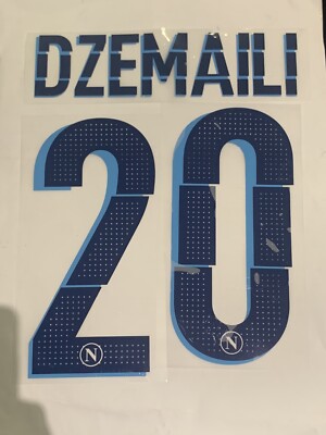 SSC NAPLES NAMESET KIT NAME + NUMBER DZEMAILI 20 OFFICIAL Series A 14-15