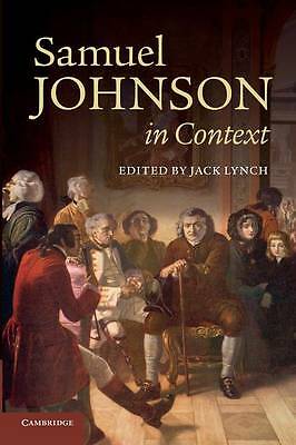 Samuel Johnson in Context Lynch Paperback Cambridge University Press