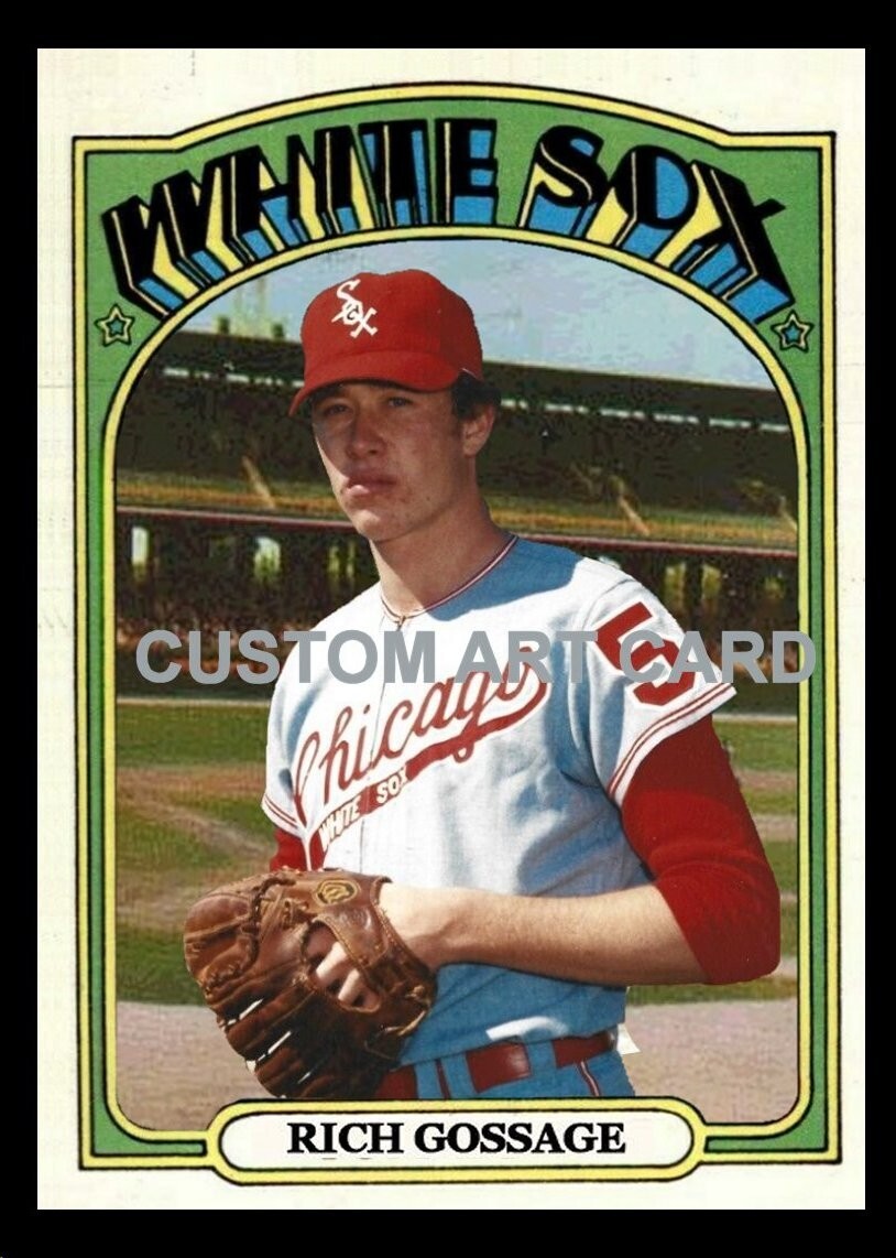 Rich Goose Gossage Chicago White Sox 1972 style Custom