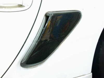 For Carbon Fiber 06-12 Cayman Boxster 987 Side Air Intakes Vents Scoops Grilles