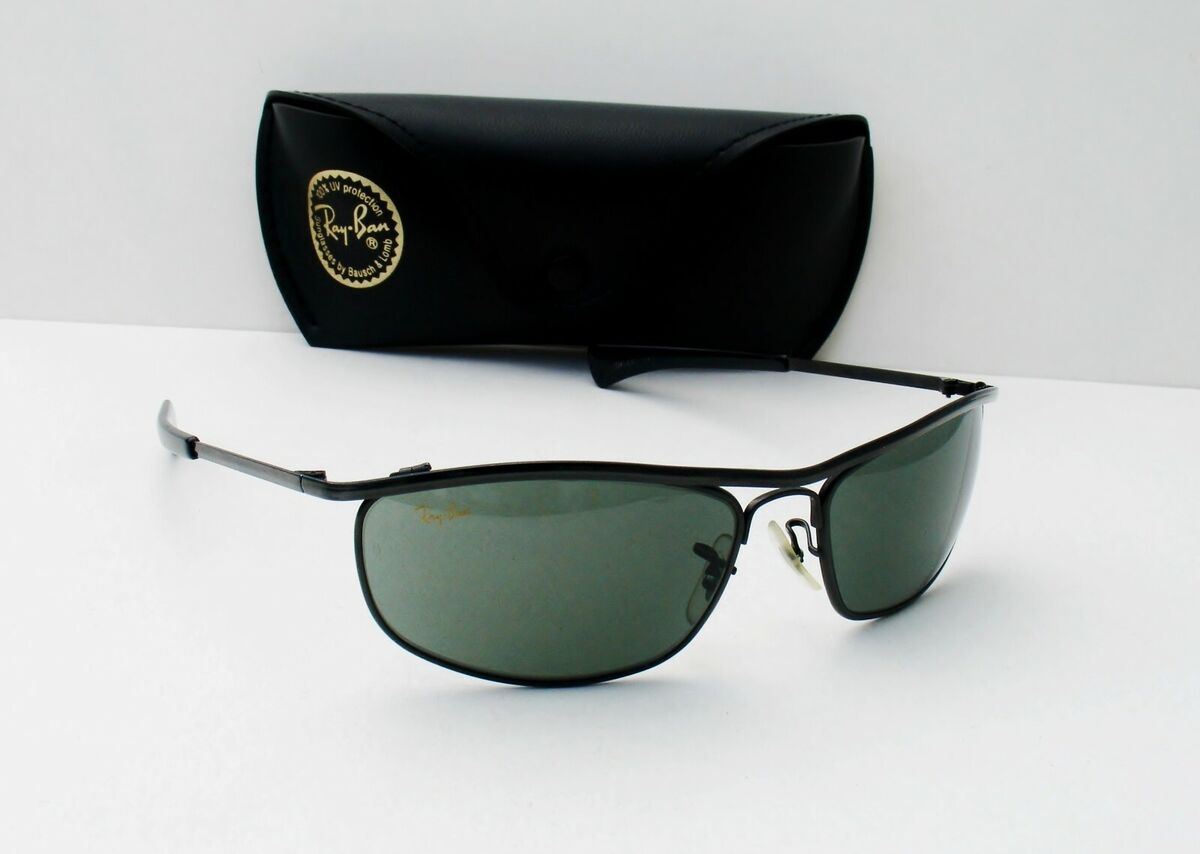 Vintage B&L Ray Ban USA Olympian I DLX 62mm W0646 Black Vintage B&L Ray Ban USA Olympian I DLX 62mm W0646 Black