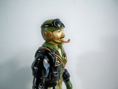 K23i00147 HEAVY METAL W/ ORIGINAL MIC & FILE CARD 1985 GI JOE