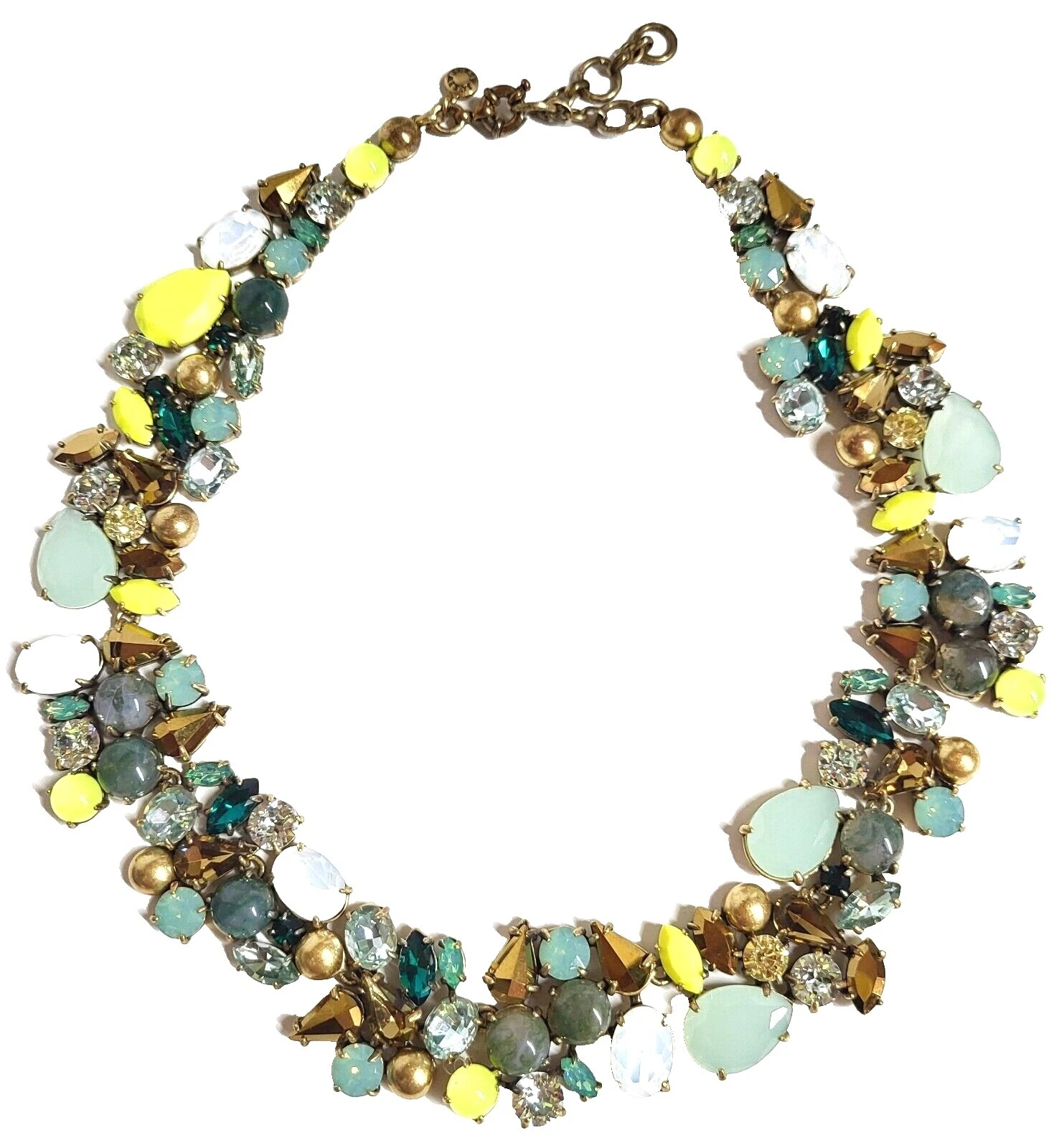 Moda de Lucite J.CREW Cristal Collares y Colgantes