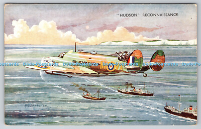 R763166 Ein Lockheed Hudson General Aufklärungsflugzeug eskortiert einen Konvoi J Salm