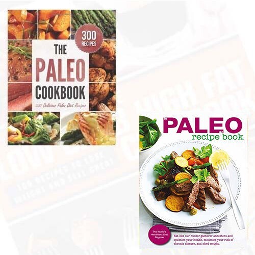 The Paleo Diet Made Easy Cookbook & The Paleo Cookbook 2 Book Collection Set NEW