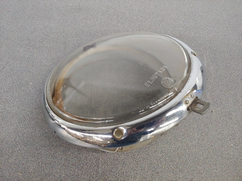 BONITO MONTAJE FARO CROMADO ORIGINAL HELLA PORSCHE 356A 356B VW ESCARABAJO 1961 4 Foto 3 de 4
