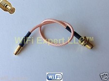 1x RP-SMA Female to MCX Male STRAIGHT RG316 Pigtail 4 6 8 10 12 14 16 20 INCH US