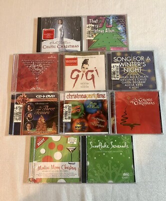 Sealed Christmas Holiday Soundtrack Lot of 10 Era Music Celtic Three Tenors CDs
