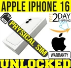 APPLE IPHONE 16 128GB WHITE (FACTORY UNLOCKED) ✅PHYSICAL SIM TRAY✅ A3287❖SEALED❖