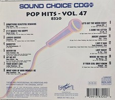 SC8320  POP  HITS  NEW IN PLASTIC SOUND CHOICE KARAOKE LOT EB