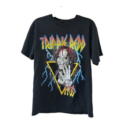 Trippie Redd 1400 Official Merch Promo Hip Hop Rap T-Shirt Black