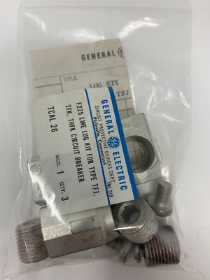 General Electric TCAL26 F225 Line Lug Kit TFJ TFK THFK Circuit Breaker Qty. 3