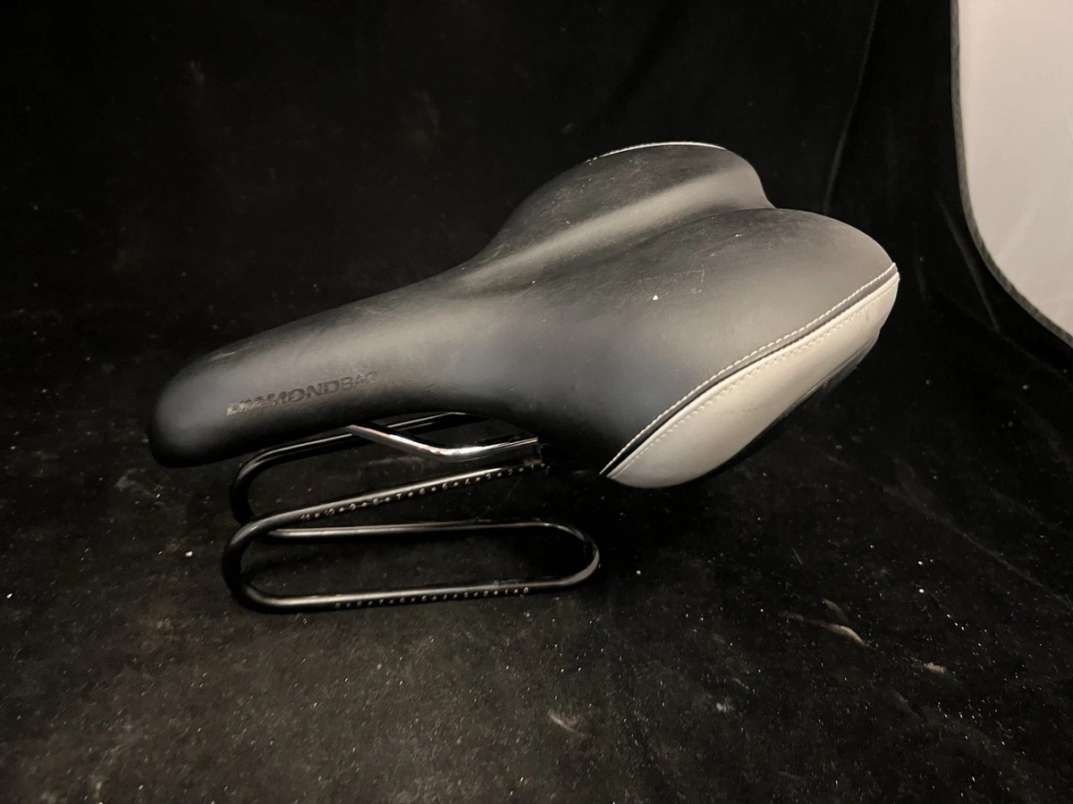 Selle DB Diamondback Vintage Noir Et Gris Pour Vélo Rétro Ou VTT - Occasion