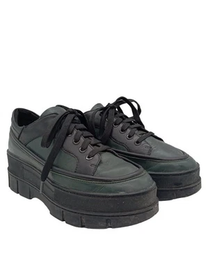 GEOX RESPIRA Chaussures à lacets Dames Chaussures basses T EU 38 kaki-noir - Photo 1/4