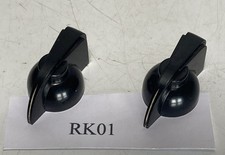 2x Original Bulgin Knobs Chicken Head Pointer Vintage Valve Amp old Radio RK01