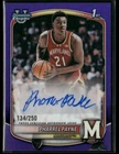 2025-26 Bowman Basketball Pharrel Payne Purple 1st Bowman Chrome Auto 134/250