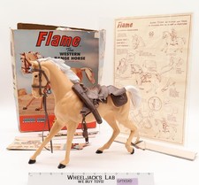 Palomino Flame The Western Range Horse Complete Marx Johnny West Vintage Set