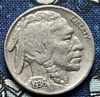 1936-S Buffalo Nickel Coin Nice Horn Better Date Free Shipping Aoo5