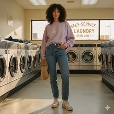 Vintage Wrangler for Women High Waisted Jeans Size 14x33 USA Made 90s Mom Jeans