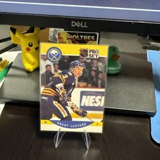 1990-91 Pro Set - Sabres Normal #24 Grant Ledyard (RC) Free Ship