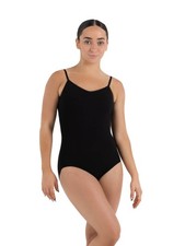 Dance New Leotard Capezio CC102 Large Adult Cross Back Leotard Camisole Cotton