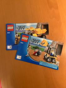 Used + Complete LEGO CITY: Loader and Tipper (4201)