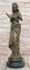 Hot Cast Bronze Lady Fortuna Greek Goddess of Fortune Figurine Sculpture Deal