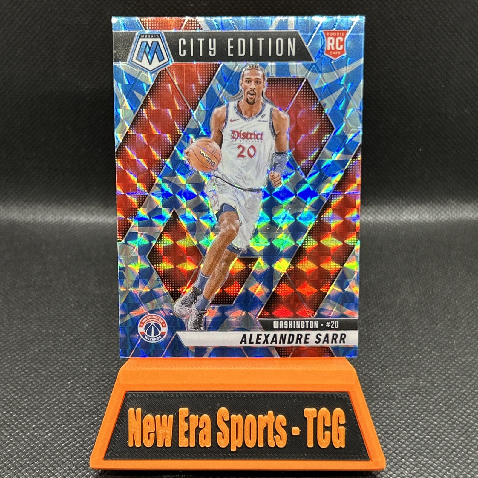 2024-25 Mosaic - City Edition Alexandre Sarr #278 Reactive Blue Mosaic Prizm RC