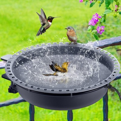 Saillong Bird Baths for Outdoors, Bird Bath Bowl Water Feeder Outdoor for Hum...
