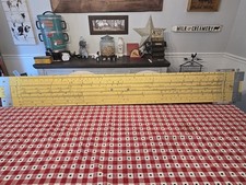 Antique Pickett Classroom Educational  Working Slide Rule Display - 7 Feet Long
