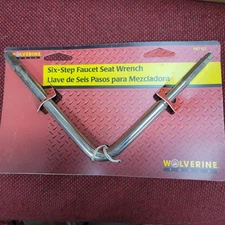 Wolverine PST157 6 Way Faucet Seat Wrench NEW
