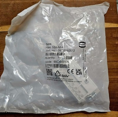 New Harting Han 16A-M Male Connector Han 09200162612 Free Shipping
