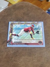 2025 Topps Holiday - Geraldo Perdomo #H93 Holiday Light Blue & White Glitter